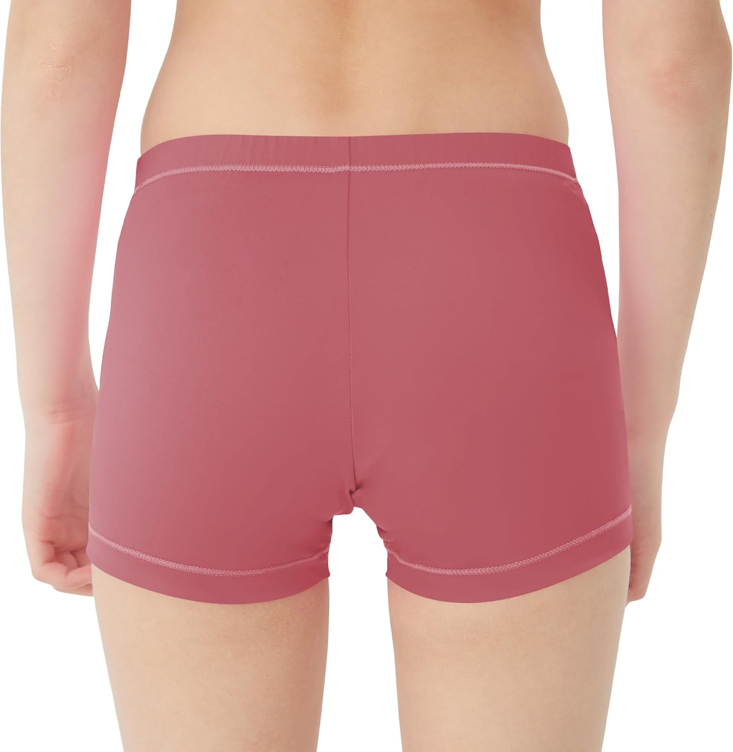 QBK Toddler Girls Swim Shorts 2T-14 Boyshort Swimsuit UPF 50+ Quick Dry Rash Guard Swim Bottoms