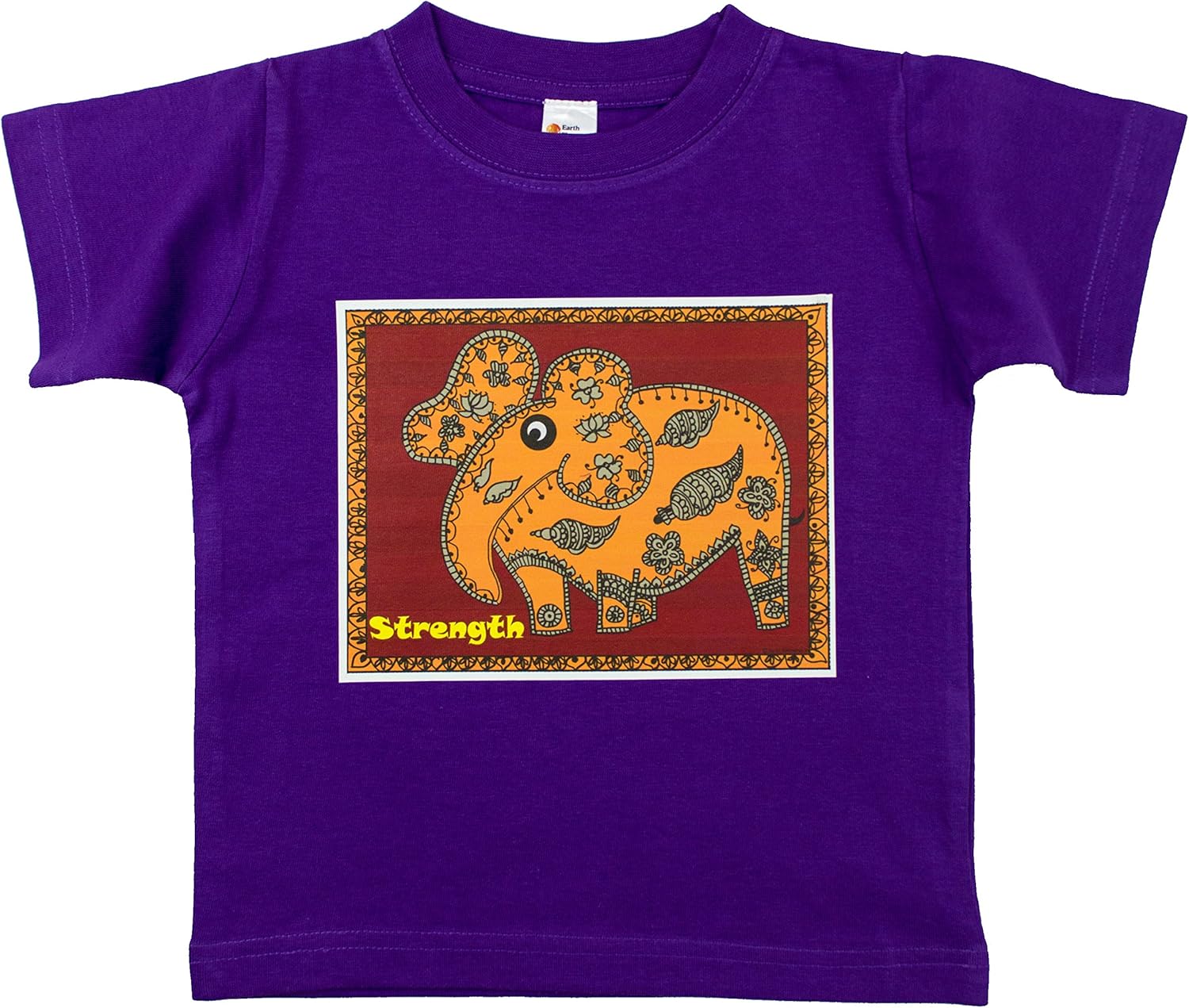 Earth Elements Baby Girls’ Short Sleeve T-Shirt - Strength