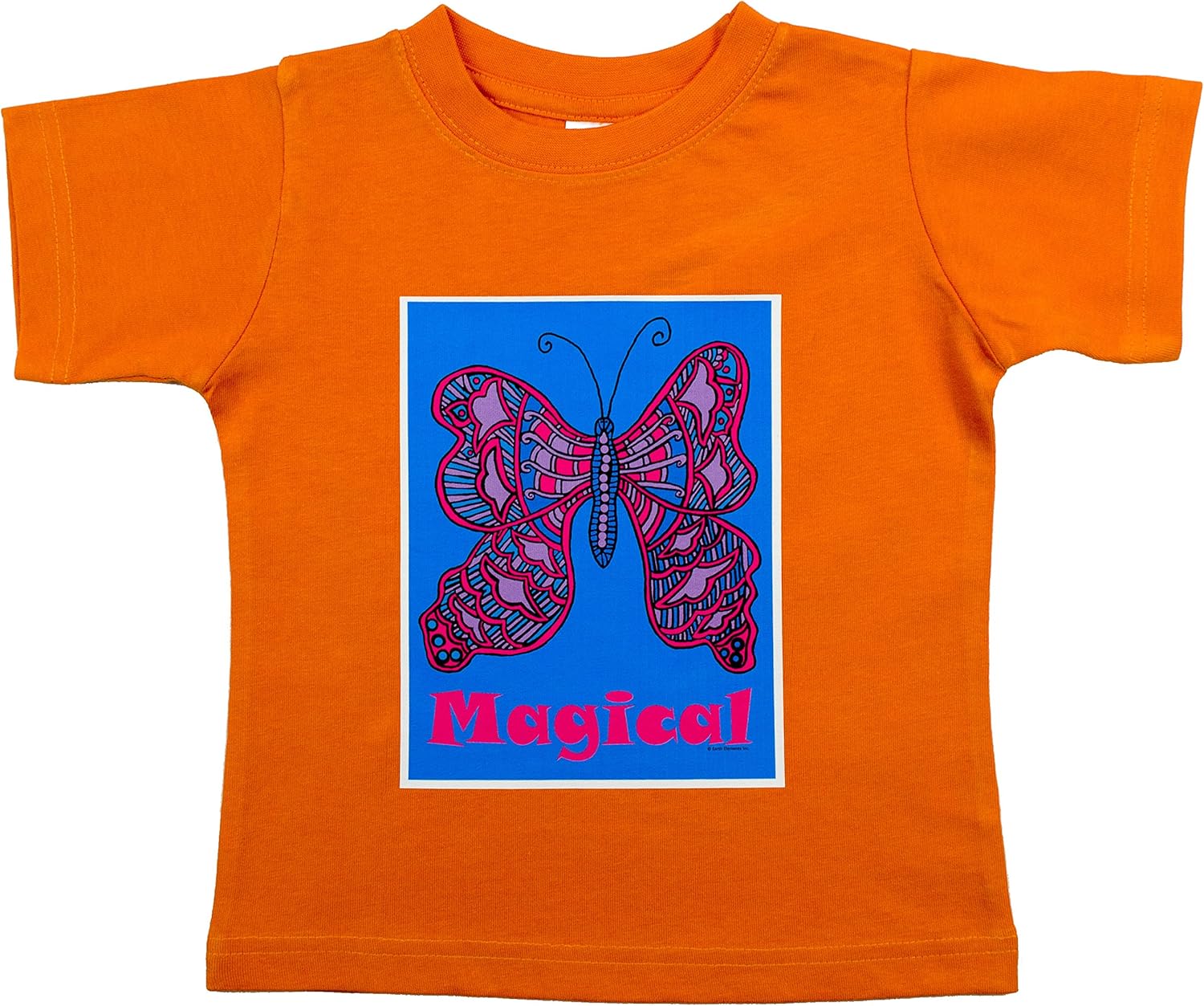 Earth Elements Baby Girls’ Short Sleeve T-Shirt - Magical Butterfly