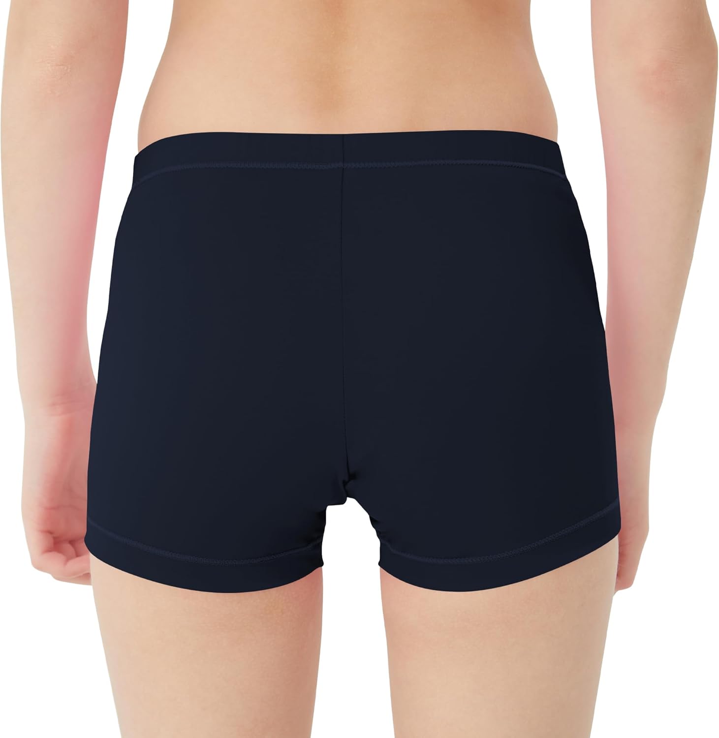 QBK Toddler Girls Swim Shorts 2T-14 Boyshort Swimsuit UPF 50+ Quick Dry Rash Guard Swim Bottoms