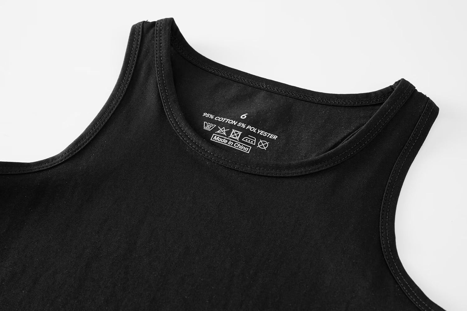 Huata Girls Tank Top 2 Packs Racerback Sleeveless Dance Athletic Shirt for Kids