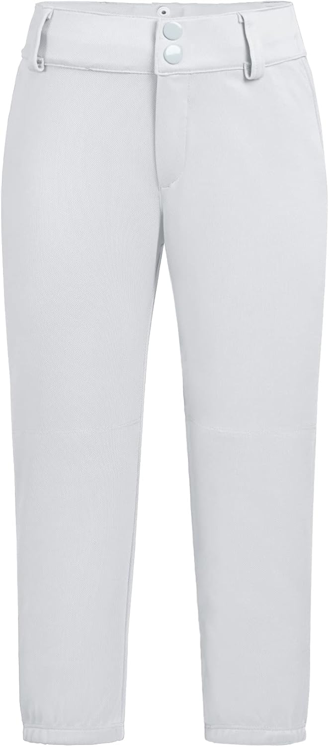 QBK 2T-13Years Girls' Softball Pants Kids' Youth Boys' Baseball Practice Pant Toddler tee Ball Pants