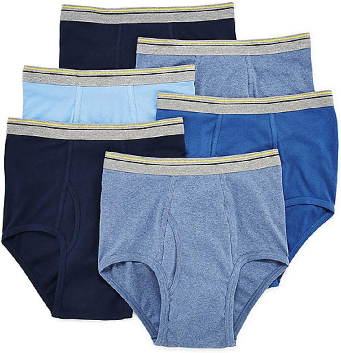 Stafford 6 Pack 100% Cotton Full-Cut Briefs Big & Tall