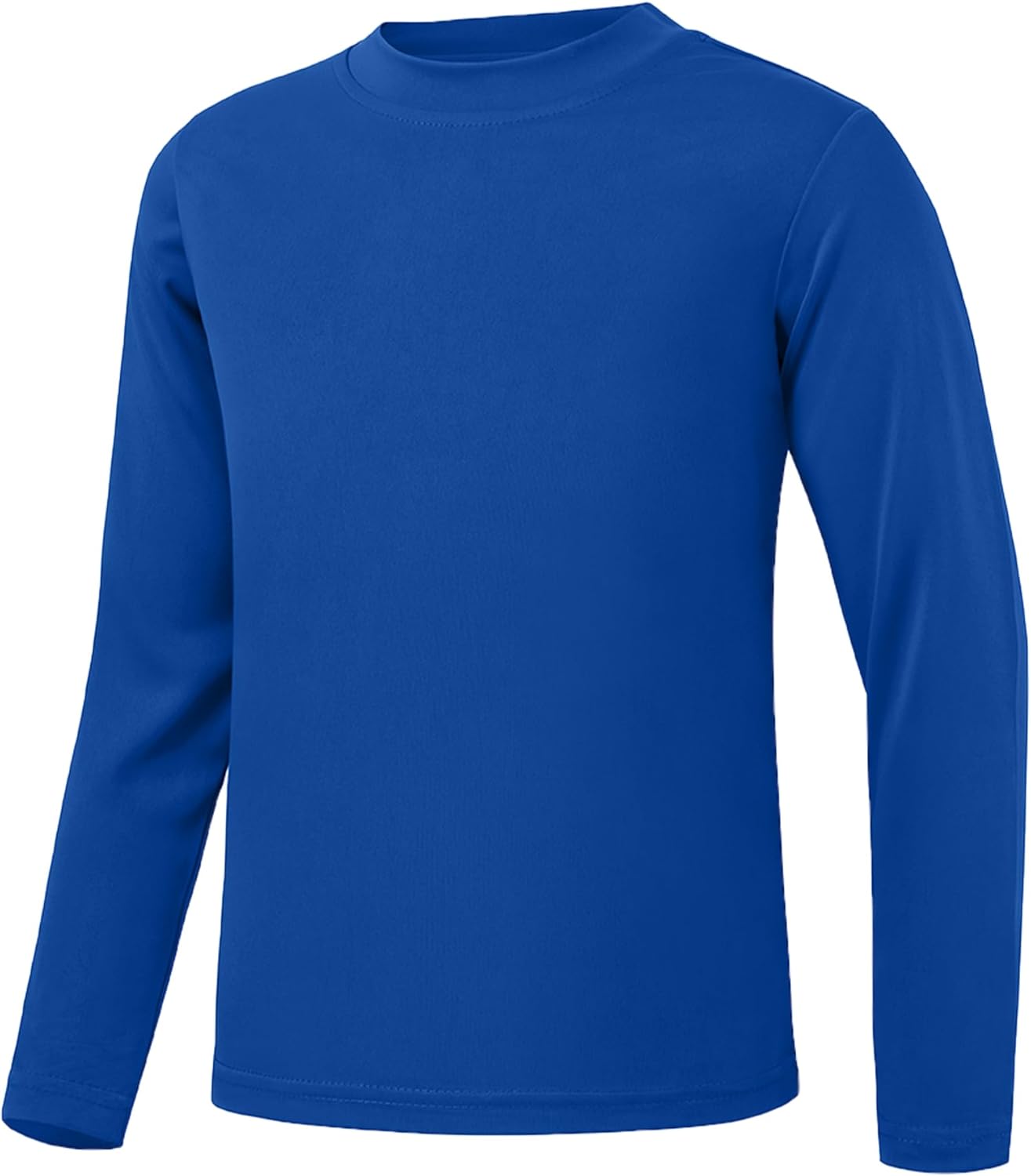 QBK 4T to Youth Neon Shirt Kids UPF 50+ Dry Fit Athletic Long Sleeve T Shirts for Boys and Girls-Moisture Wicking Rash Guard