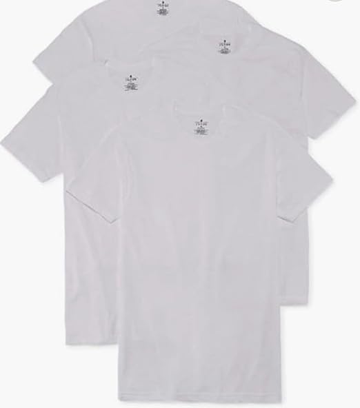 Stafford 4-pk. Heavyweight V-Neck T-Shirts (XXL) White