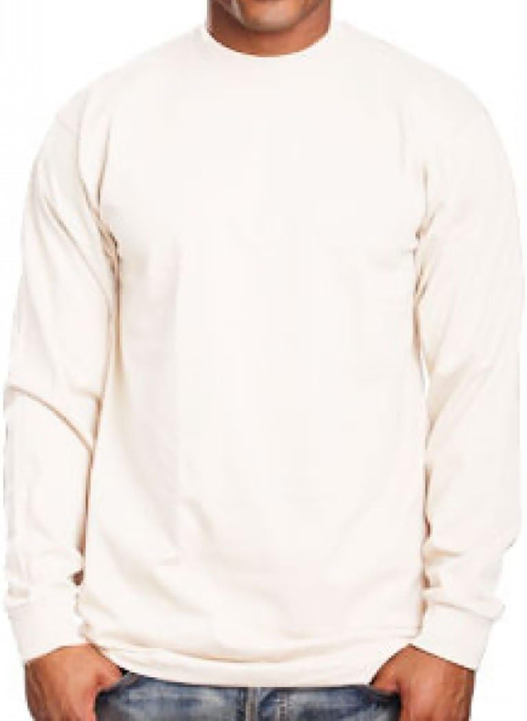 PRO 5 Super Heavy Long Sleeve T-Shirt White (XL-Tall)