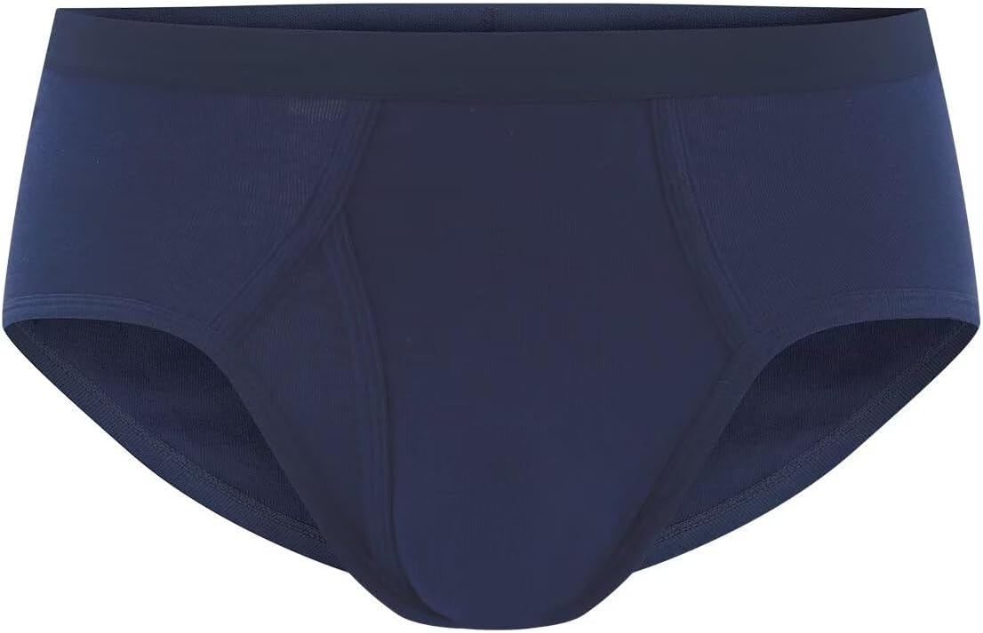 Huata Men's Underwear Briefs Soft Cotton Classic 4 Pack Panties