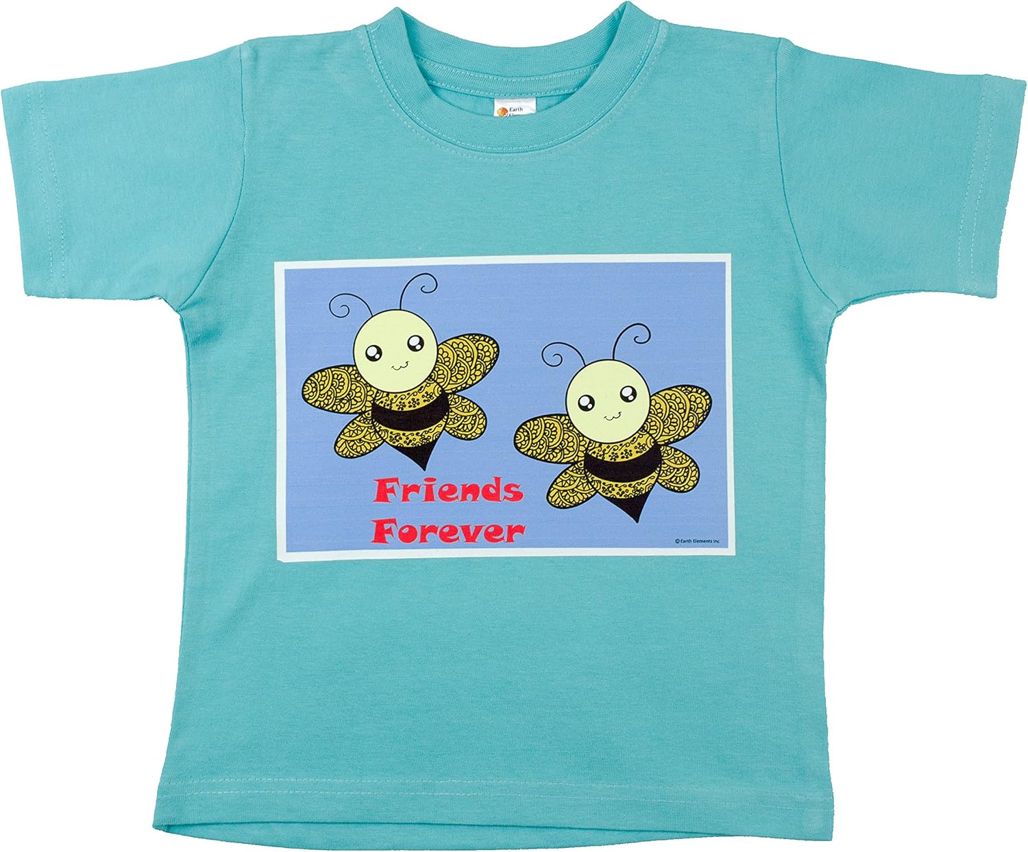 Earth Elements Baby Girls’ Short Sleeve T-Shirt - Friends Forever
