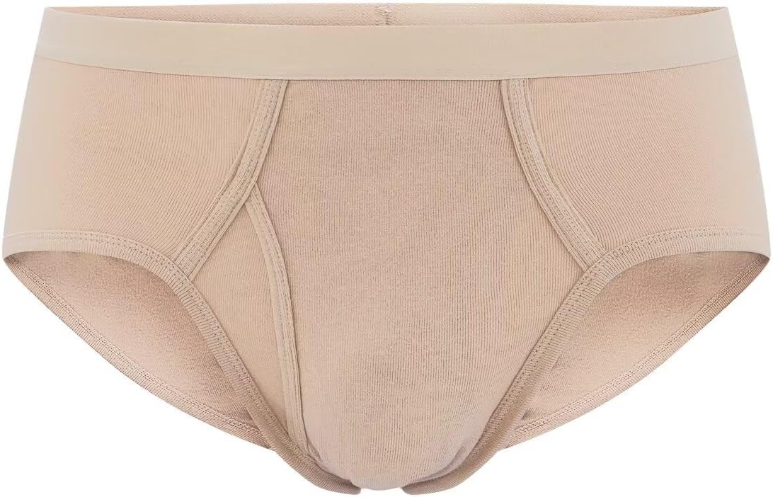 Huata Men's Underwear Briefs Soft Cotton Classic 4 Pack Panties