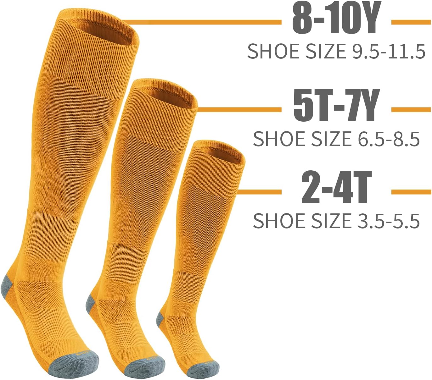 QBK Youth Baseball Socks & Belt Combo Set for Kids 2-16 Years -Softball/Tee Ball Accessories (1 Pair + 1 Belt, Unisex)