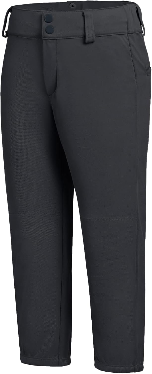 QBK 2T-13Years Girls' Softball Pants Kids' Youth Boys' Baseball Practice Pant Toddler tee Ball Pants