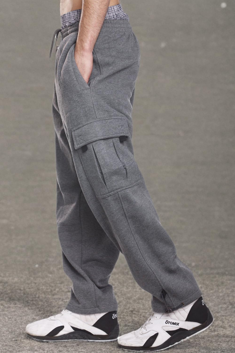 PRO 5 Fleece Cargo Sweatpants 60/40 Light Heavy Soft Warm Active Pants