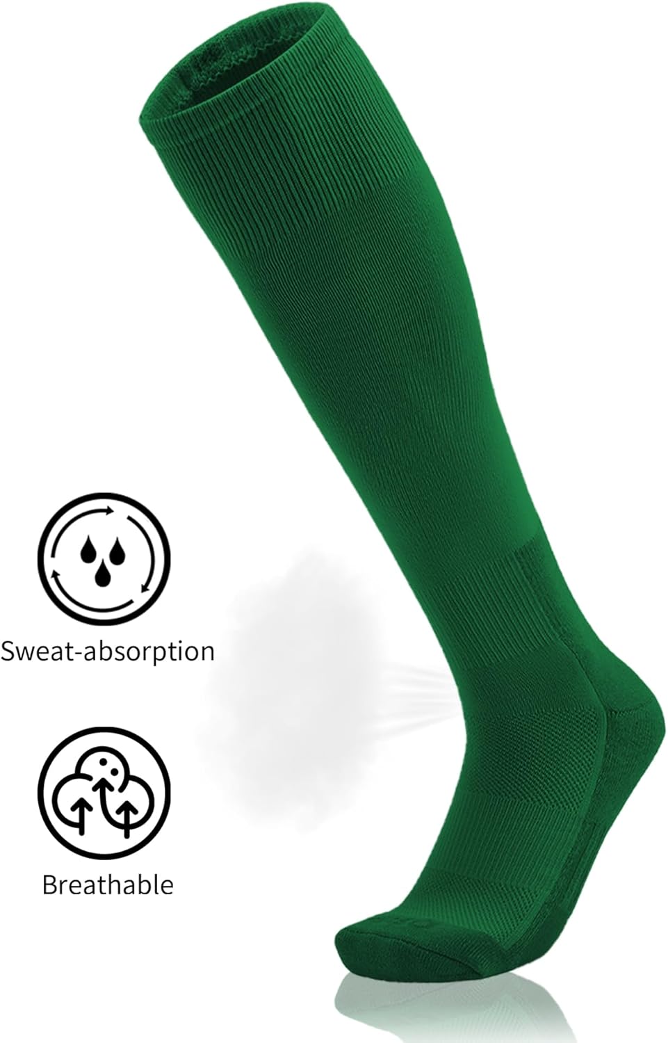 QBK 2 Pairs Toddler To Youth Baseball/Softball Socks - Soccer T-Ball Team Sport Socks For Kids Boys And Girls