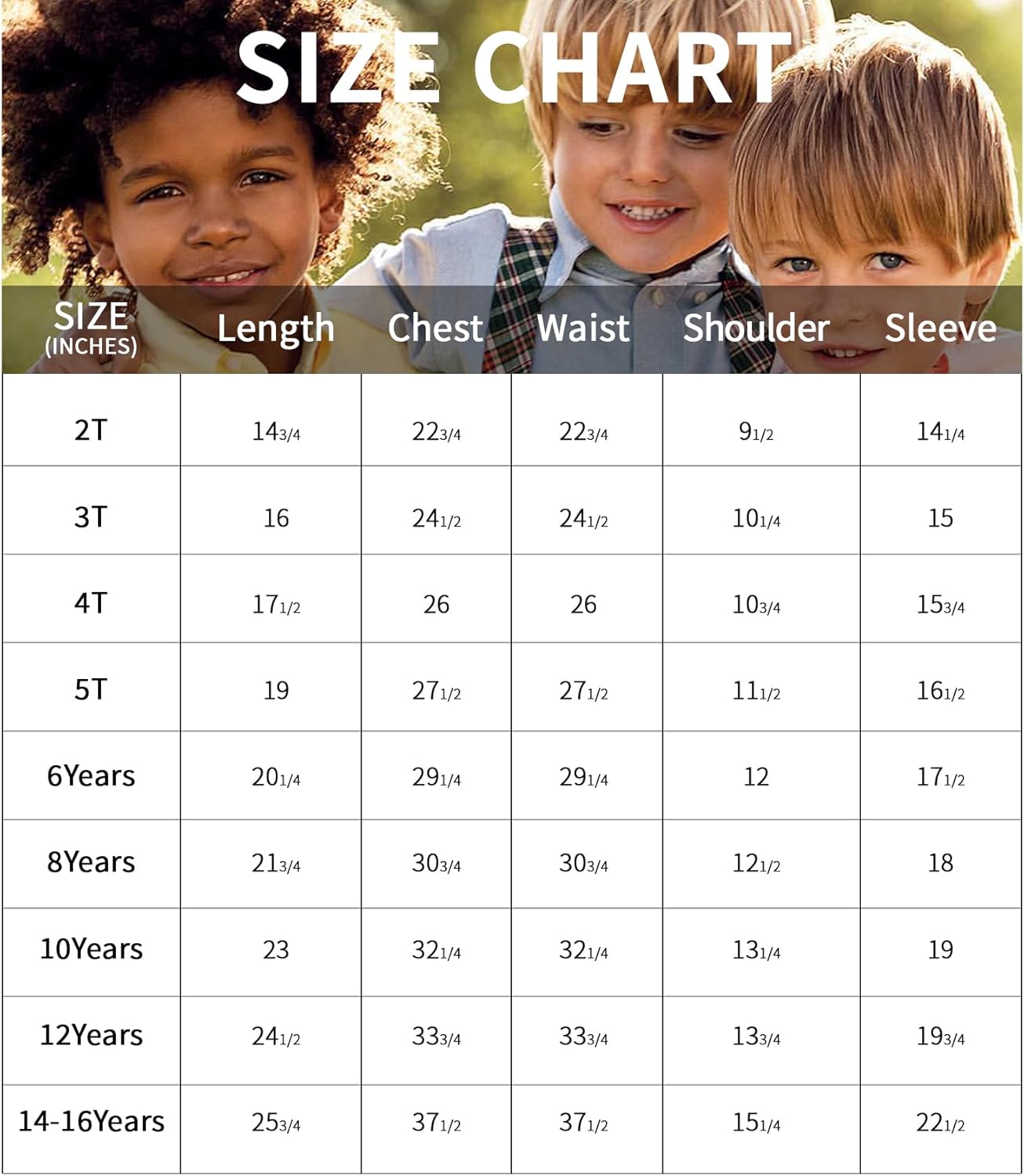 2T-16Y Boys' Stretch Long Sleeve Button Down Toddler Dress Shirt Wrinkle Free Oxford Uniform Shirt with Chest Pocket