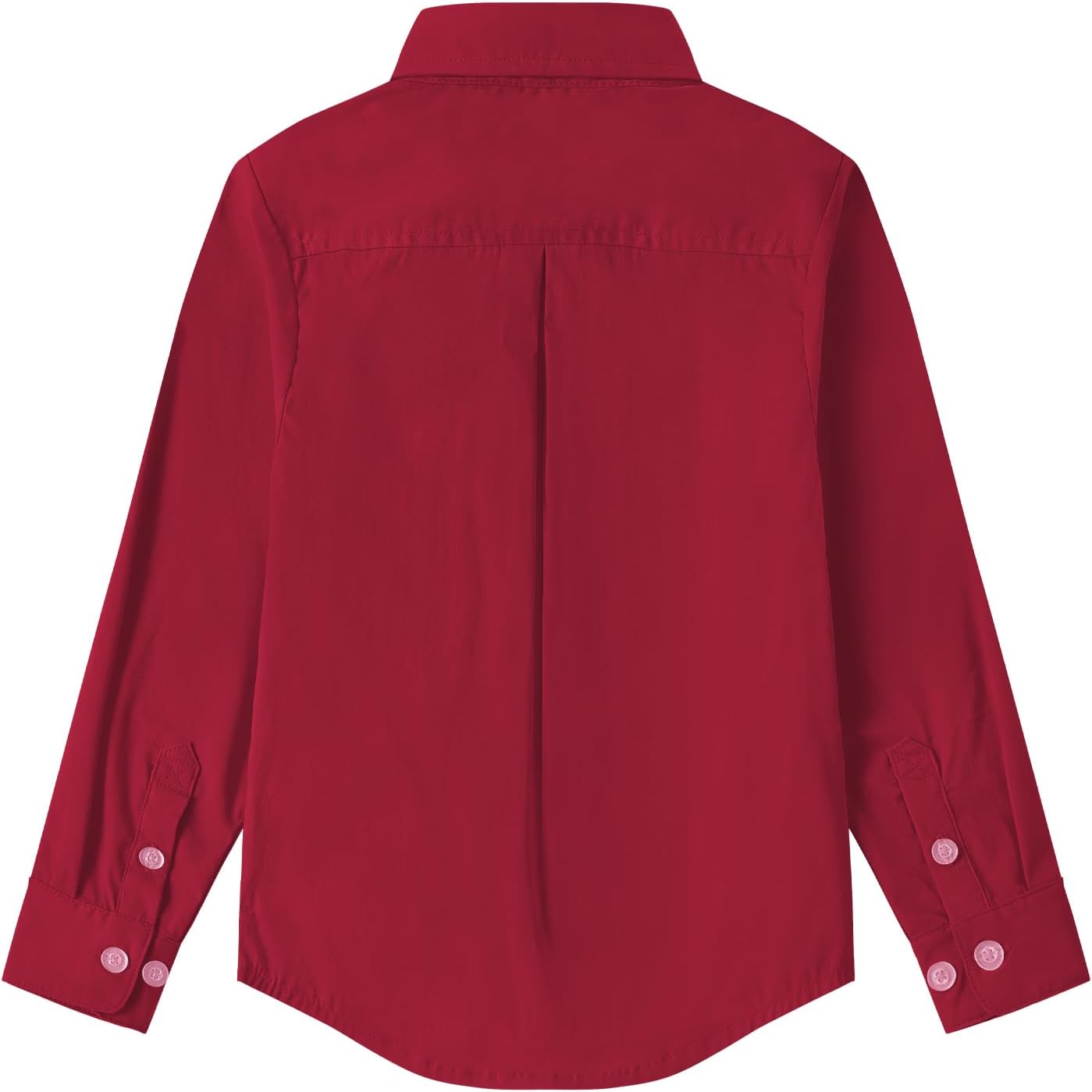 9 Month-16Y Boys' Long Sleeve Button Down Toddler Dress Shirt Oxford Uniform Shirt with Chest Pocket