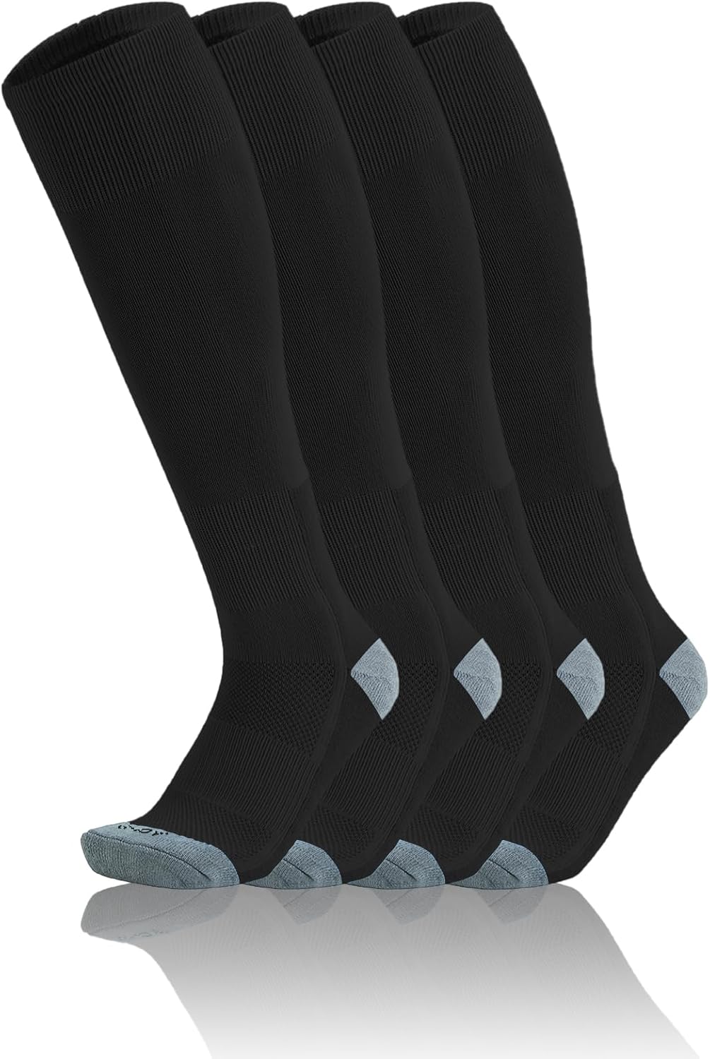 QBK Toddler Baseball Socks Youth Softball Tee Ball Kids Soccer Socks for Boy Girl 2 Pairs