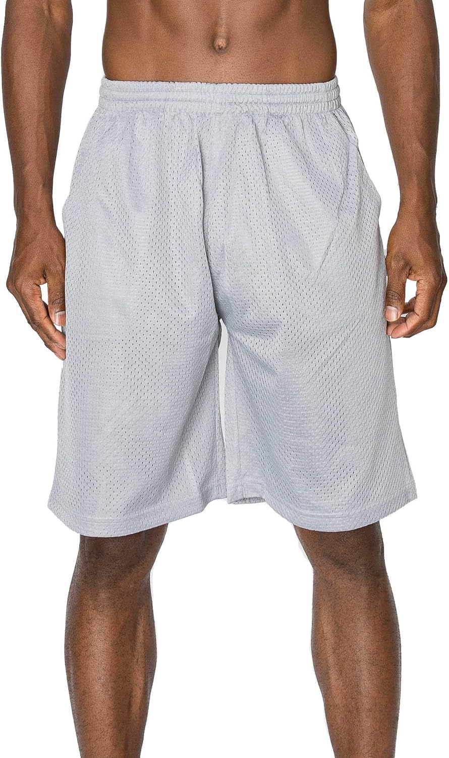 Mens Plain Mesh Shorts