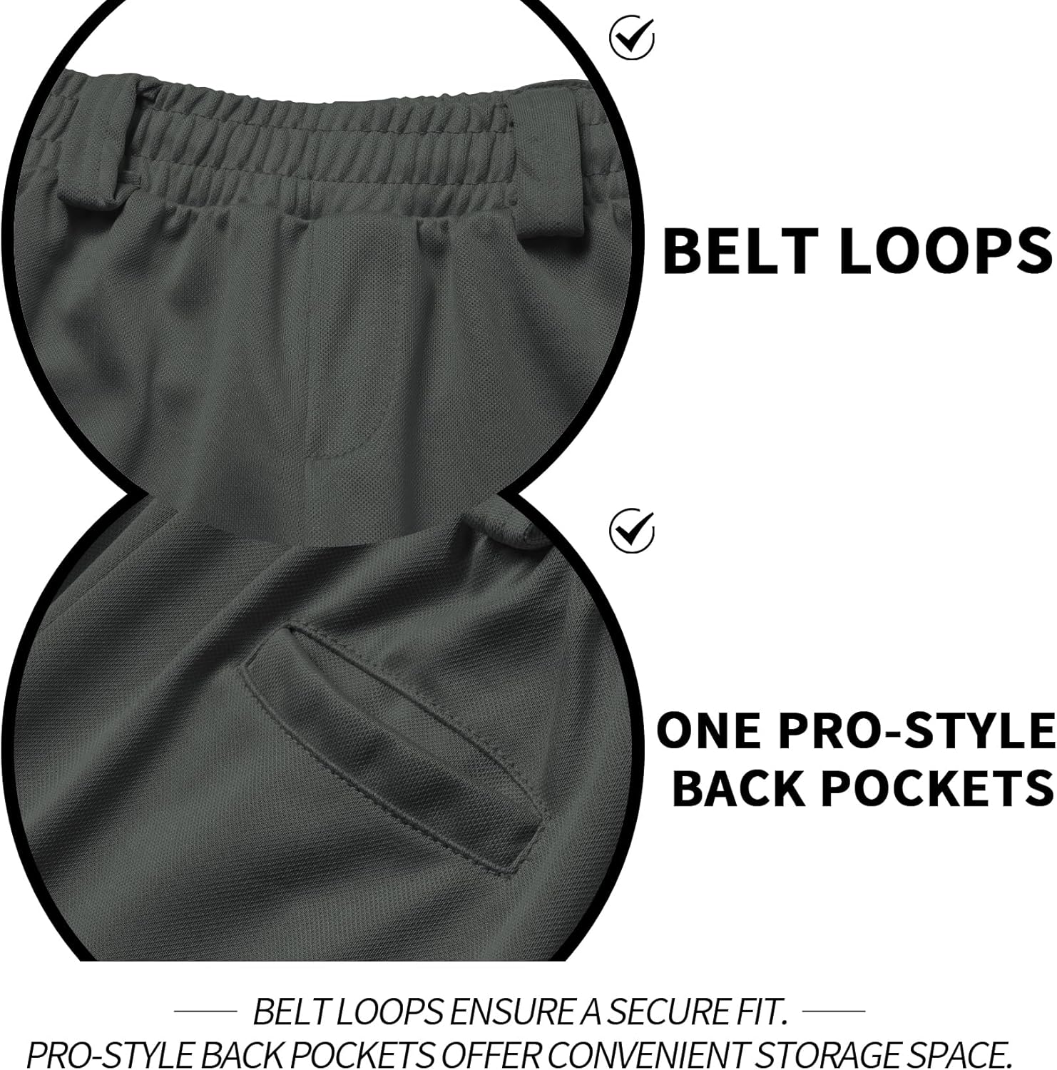 QBK 2T/3T/4T/5T to Youth Toddler Boys Baseball Pants Girl Softball Pants Kids Tee Ball Pants with Side Piping/Braid