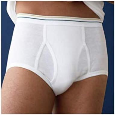 Stafford 6 Pack 100% Cotton Full-Cut Briefs White