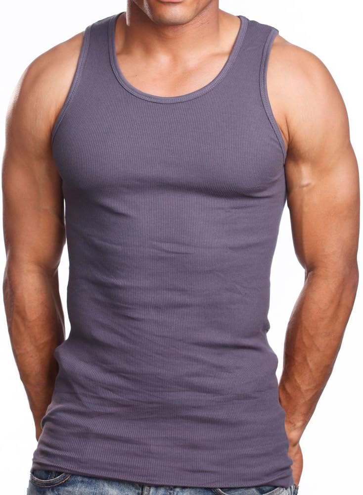 Mens A-Shirts 3 Pack Undershirt