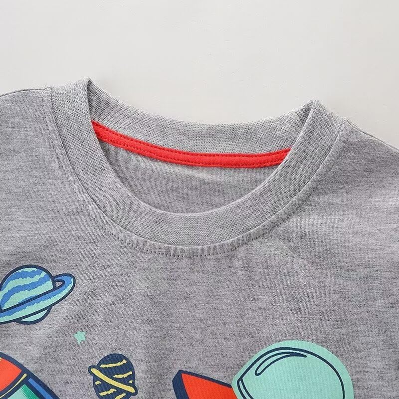 Huata Baby Toddler Boys T-Shirt 2 Packs Short Sleeve Crewneck Tee