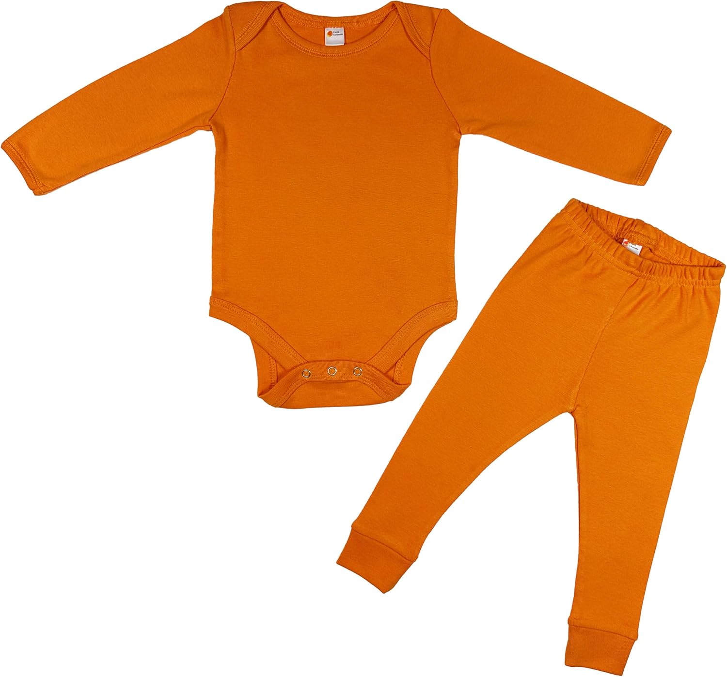 Earth Elements Baby Long Sleeve Layette Set (Bodysuit and Pant)