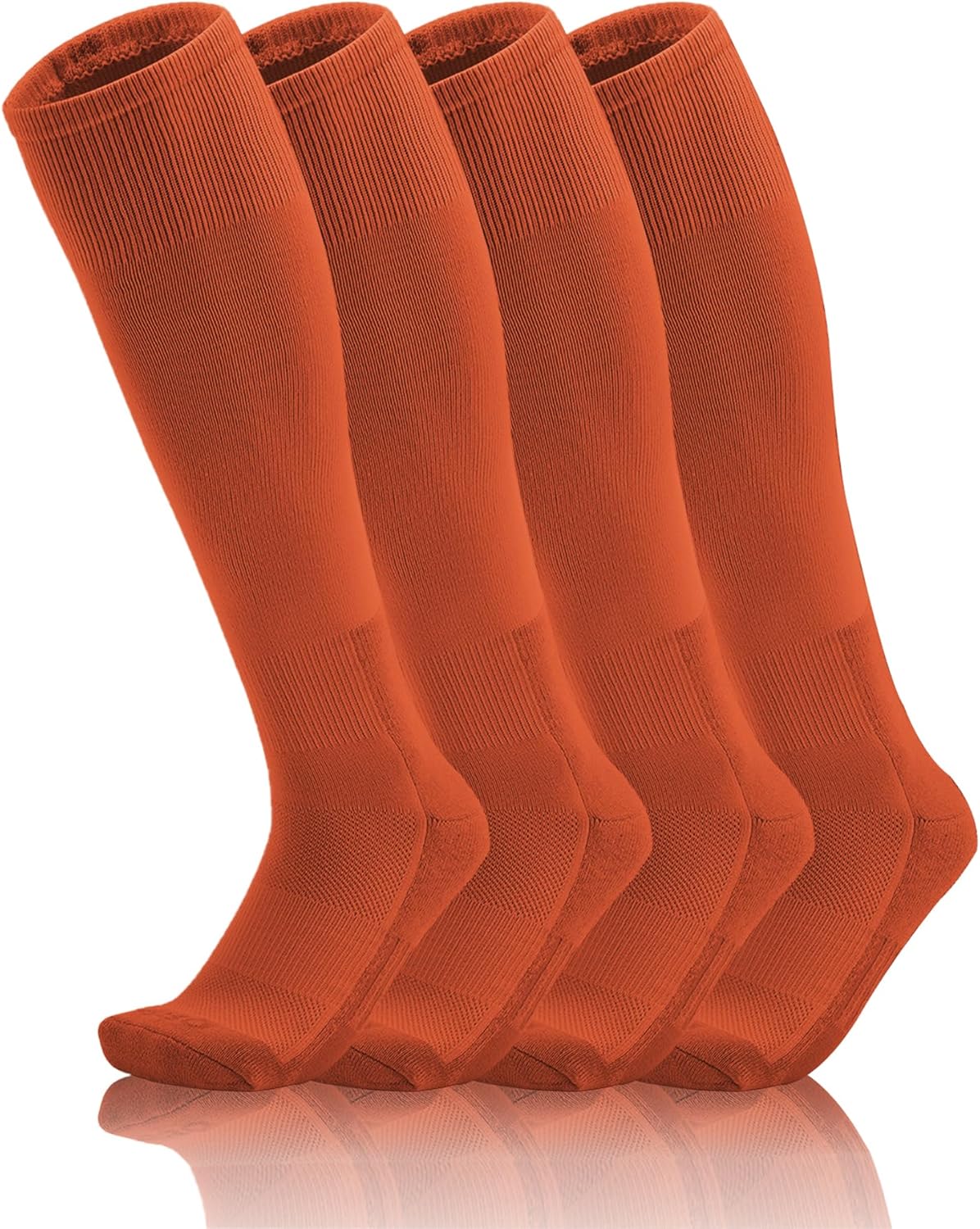 QBK 2 Pairs Toddler To Youth Baseball/Softball Socks - Soccer T-Ball Team Sport Socks For Kids Boys And Girls