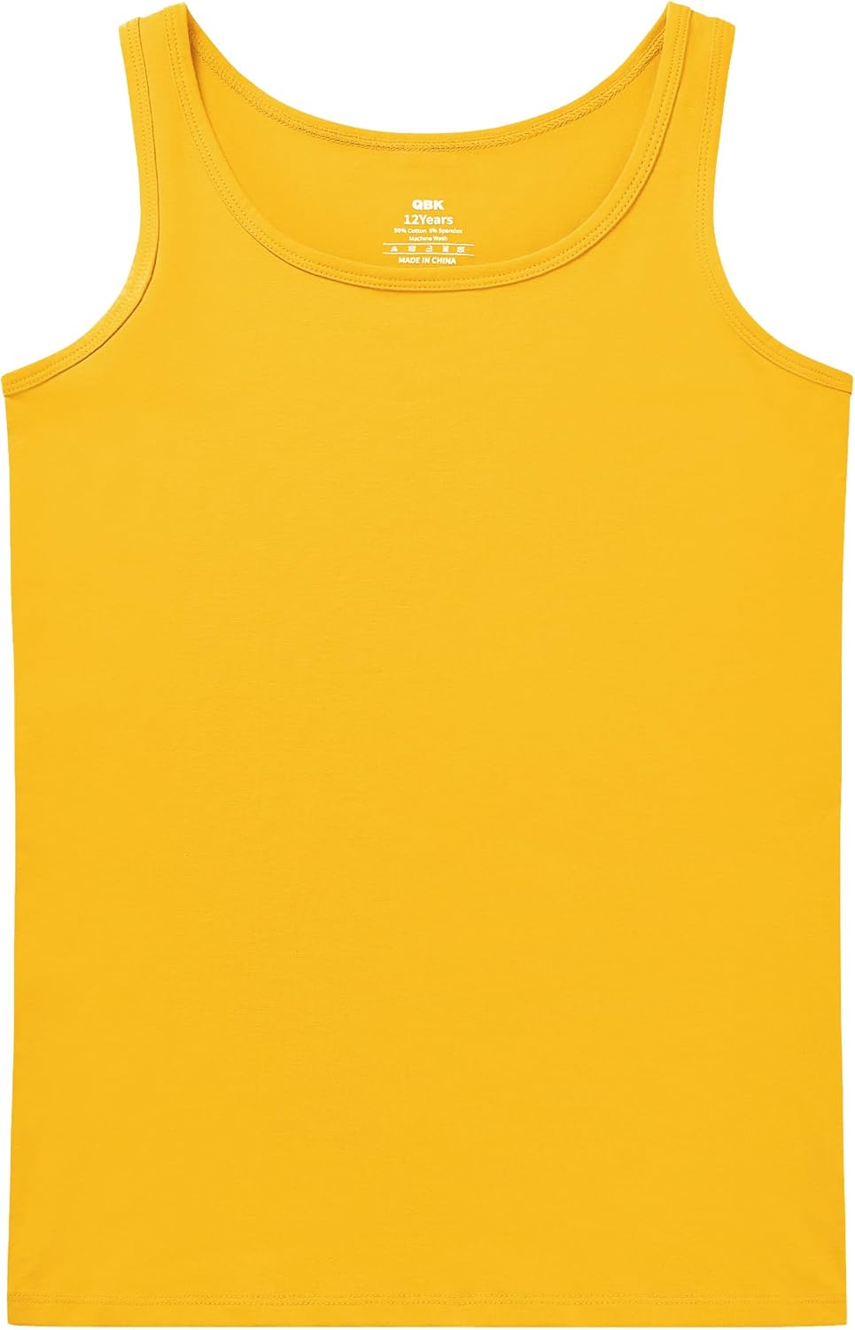 QBK 2T-13Years Girls Tank Tops Cotton Dance Basic Sleeveless Undershirts for Gymnastics Ballet Dancewear