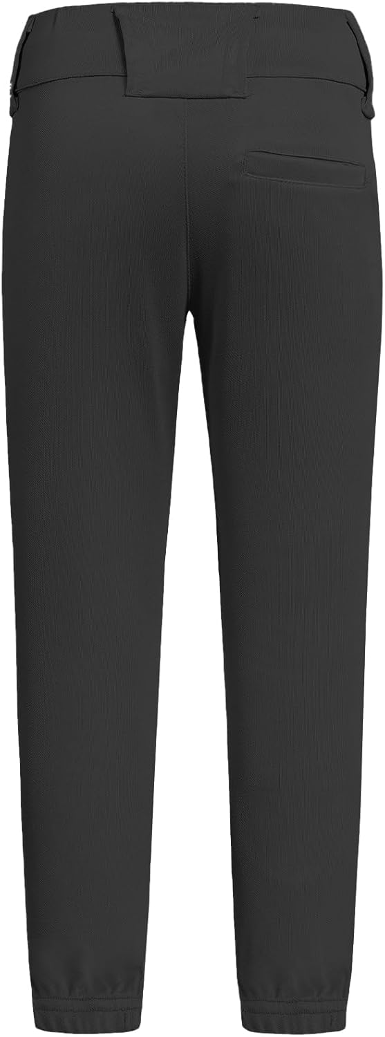 QBK 2T-17Y Toddler Baseball Pants Youth Softball Pants Kids Tee Ball Pants for Boy Girl