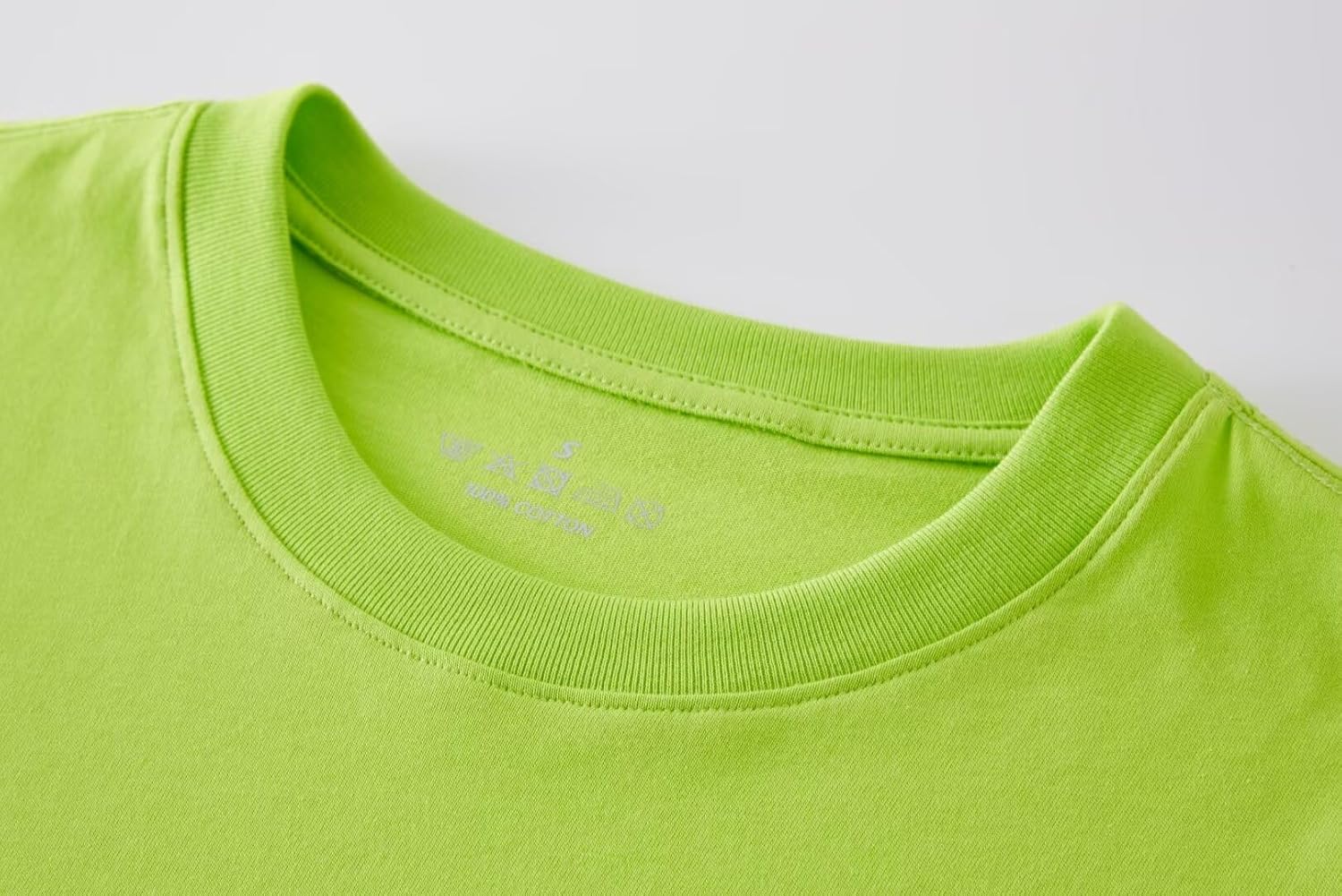 Huata Men's T-Shirt Long Sleeve Crewneck Cotton Tees