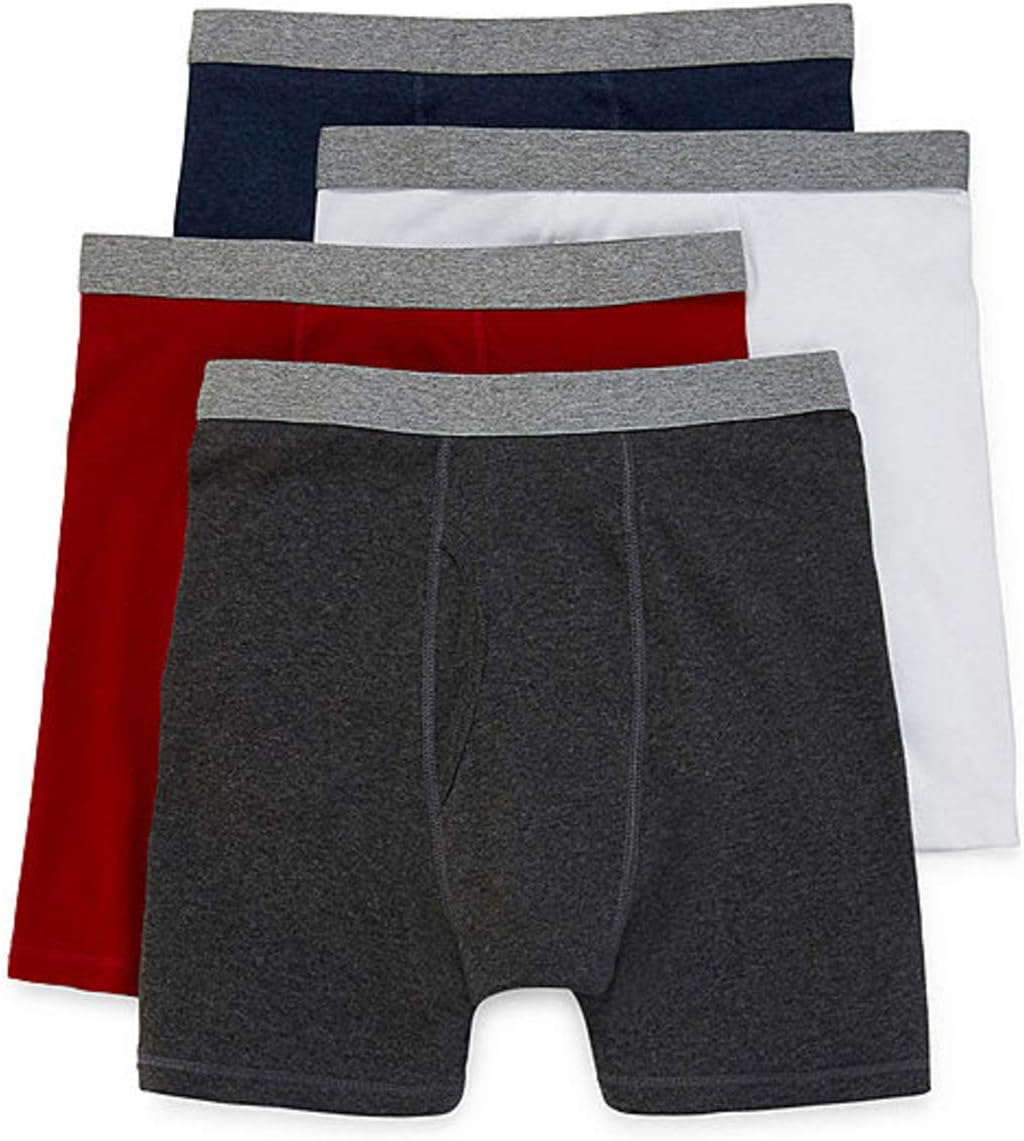 Stafford 4 Pack Boxer Briefs 100% Cotton
