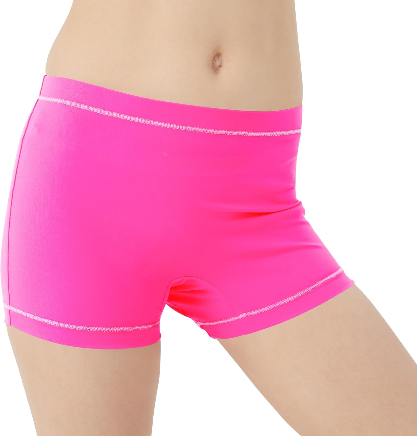 QBK Toddler Girls Swim Shorts 2T-14 Boyshort Swimsuit UPF 50+ Quick Dry Rash Guard Swim Bottoms