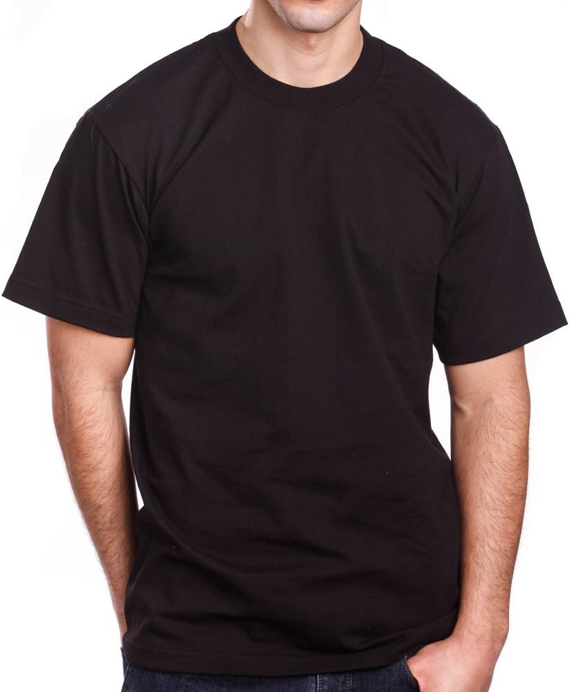 PRO 5 Super Heavy Mens T-Shirt, 5XL, Black