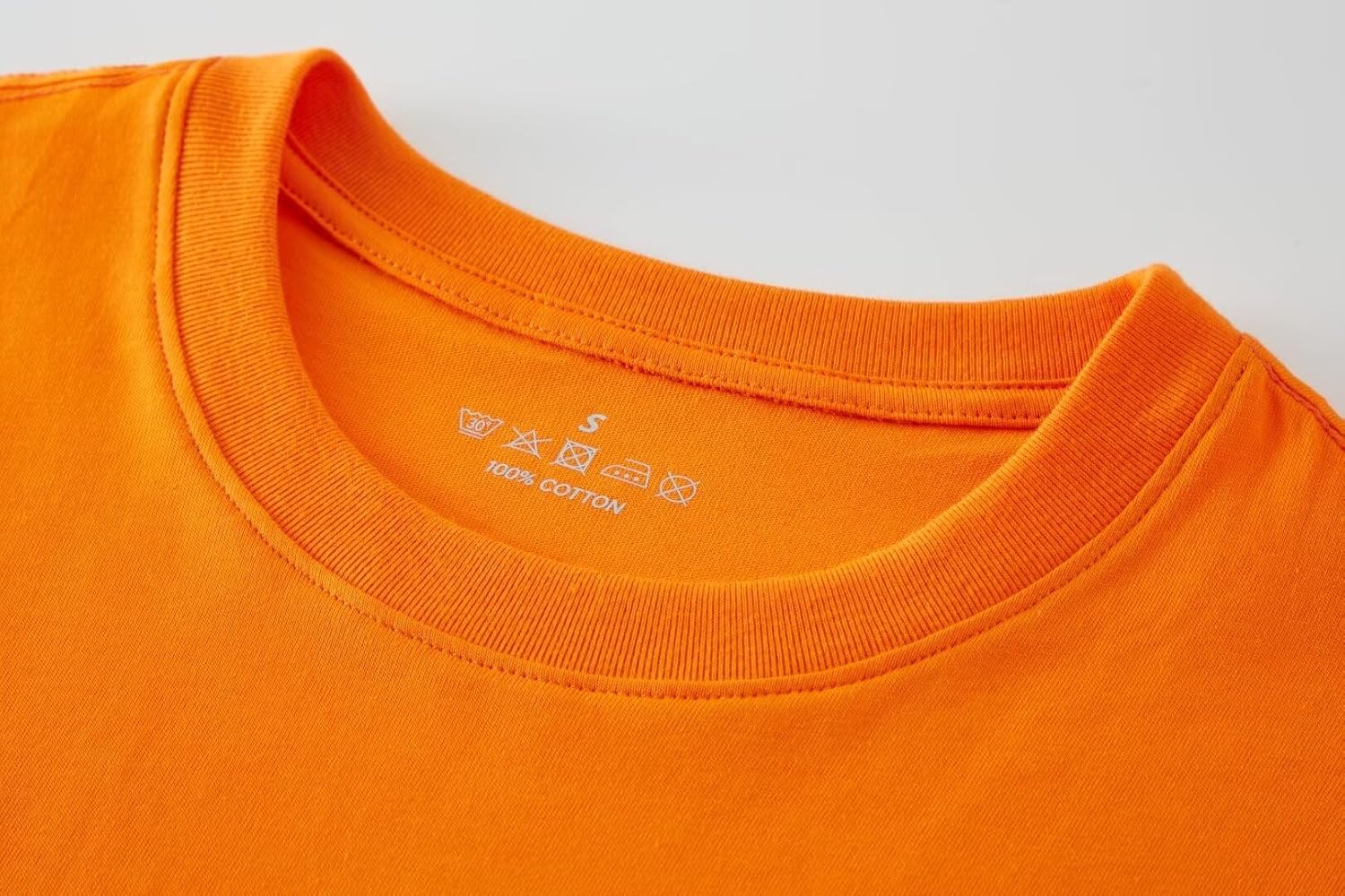 Huata Men's T-Shirt Long Sleeve Crewneck Cotton Tees