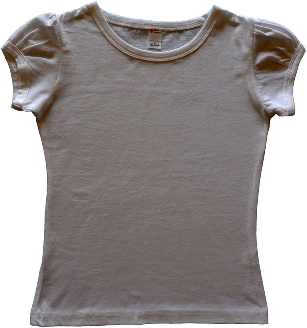 Earth Elements Little Girls’ Knitted Short Sleeve Pleated T-Shirt