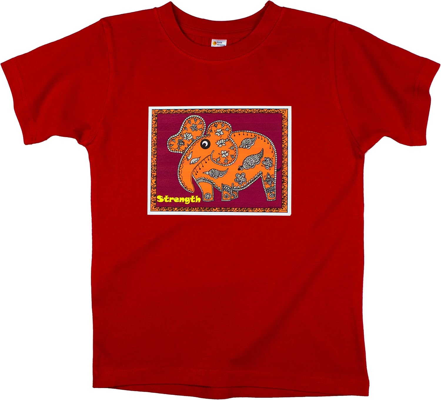 Earth Elements Little Girls’ Short Sleeve T-Shirt - Strength