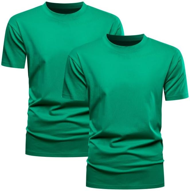 Huata Men's T-Shirt Short Sleeve Crewneck Cotton Tees