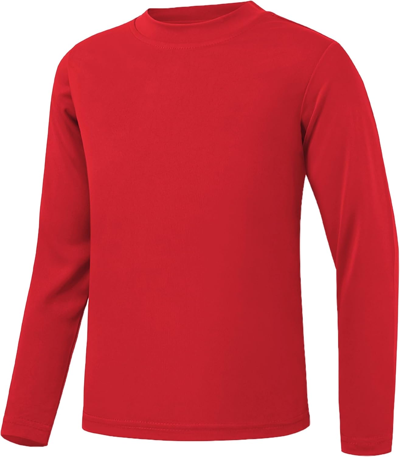 QBK 4T to Youth Neon Shirt Kids UPF 50+ Dry Fit Athletic Long Sleeve T Shirts for Boys and Girls-Moisture Wicking Rash Guard