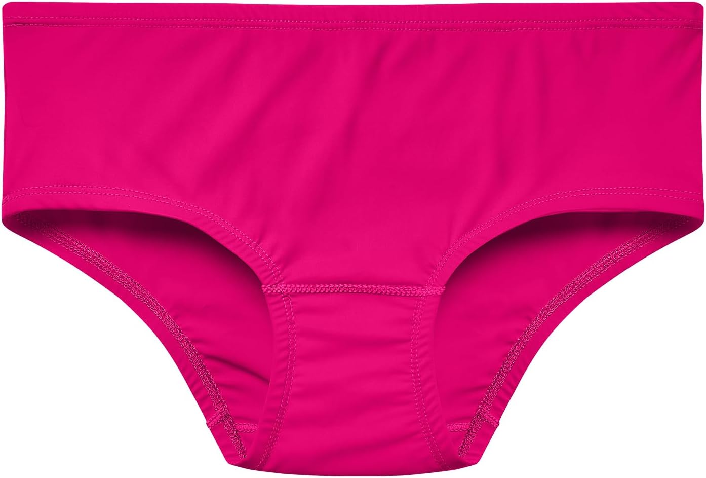 QBK Girls' Swimming Bottom Suit Swim Brief UPF50+ Rash Guard Swimsuit Sun Protection Quick Dry (2t-14Years)