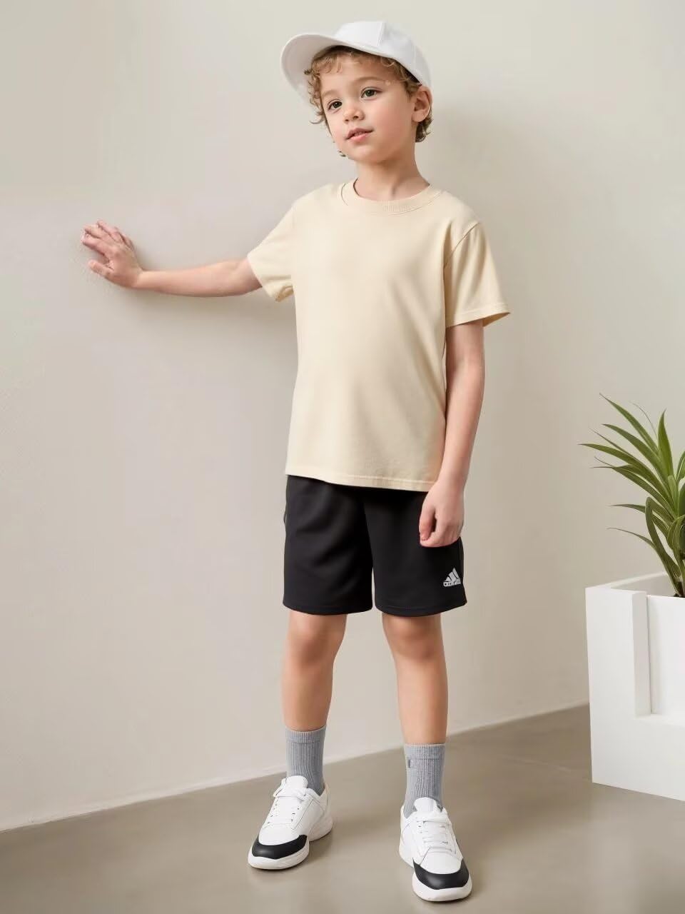 Huata Boys Girls T-Shirt Short Sleeve Crewneck Tee