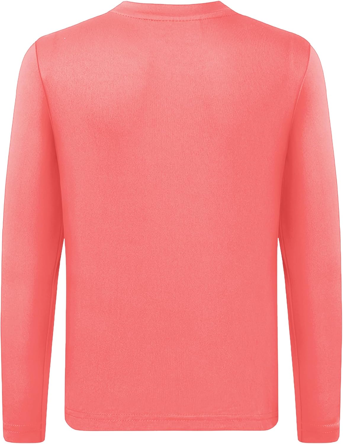 QBK 4T to Youth Neon Shirt Kids UPF 50+ Dry Fit Athletic Long Sleeve T Shirts for Boys and Girls-Moisture Wicking Rash Guard