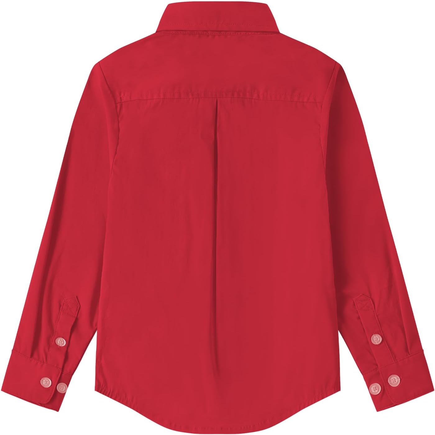 9 Month-16Y Boys' Long Sleeve Button Down Toddler Dress Shirt Oxford Uniform Shirt with Chest Pocket