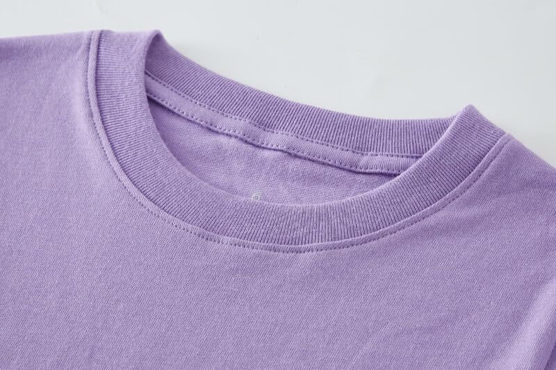 Huata Boys Girls Long Sleeve T-Shirt Unisex Crewneck Tee 2 Packs