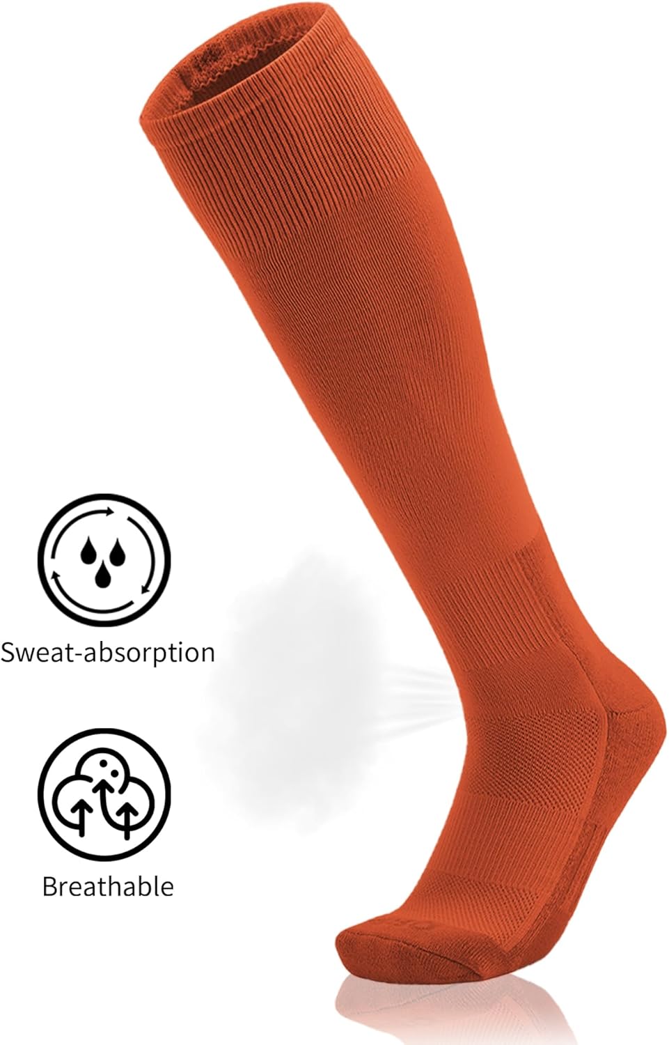 QBK 2 Pairs Toddler To Youth Baseball/Softball Socks - Soccer T-Ball Team Sport Socks For Kids Boys And Girls