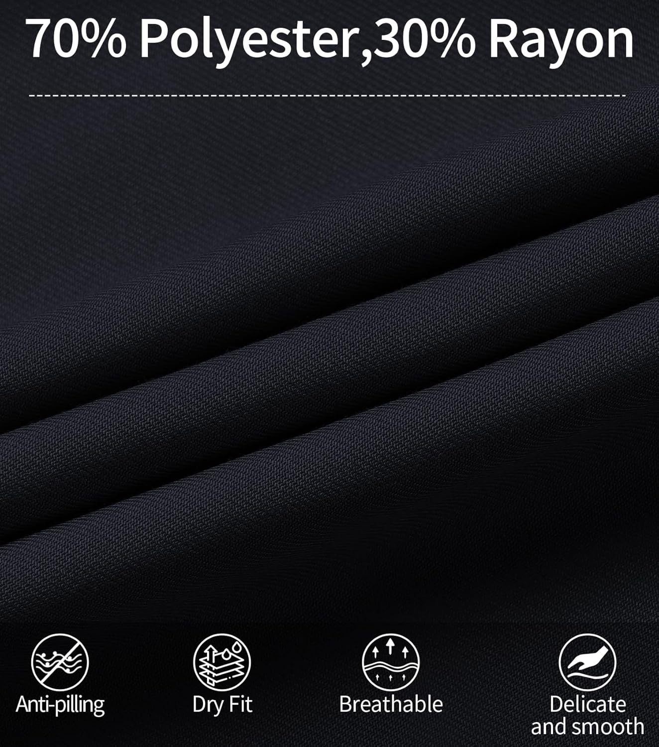 QBK Boys Flat Front Dress Pants Uniform Pants Adjustable Waistband for Toddler to Youth with Pockets