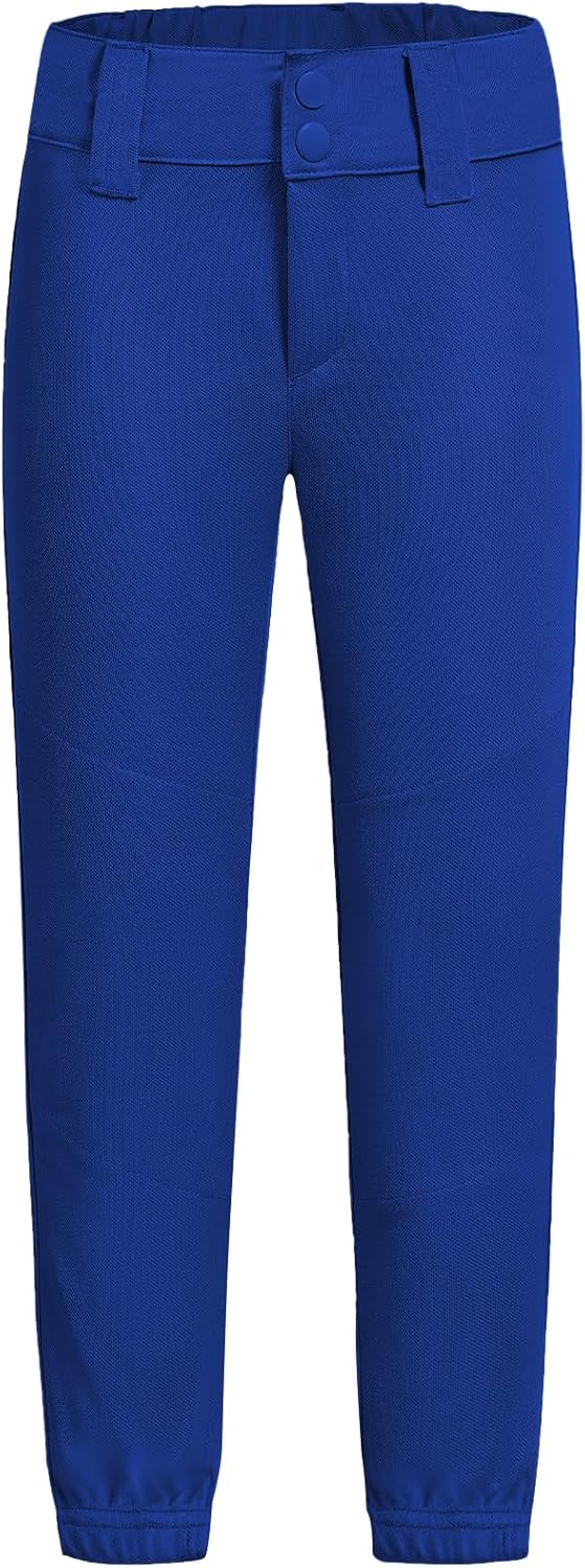 QBK 2T-17Y Toddler Baseball Pants Youth Softball Pants Kids Tee Ball Pants for Boy Girl
