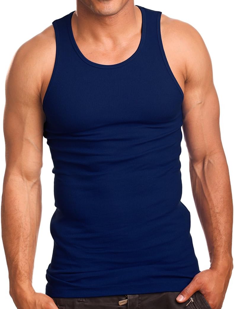 Mens A-Shirts 3 Pack Undershirt