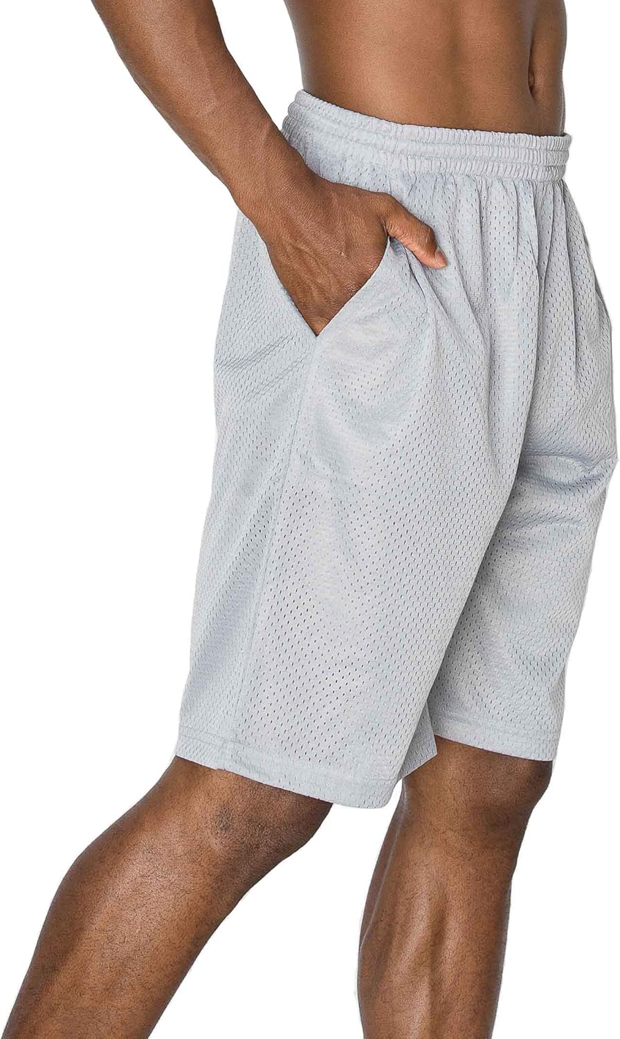 Mens Plain Mesh Shorts