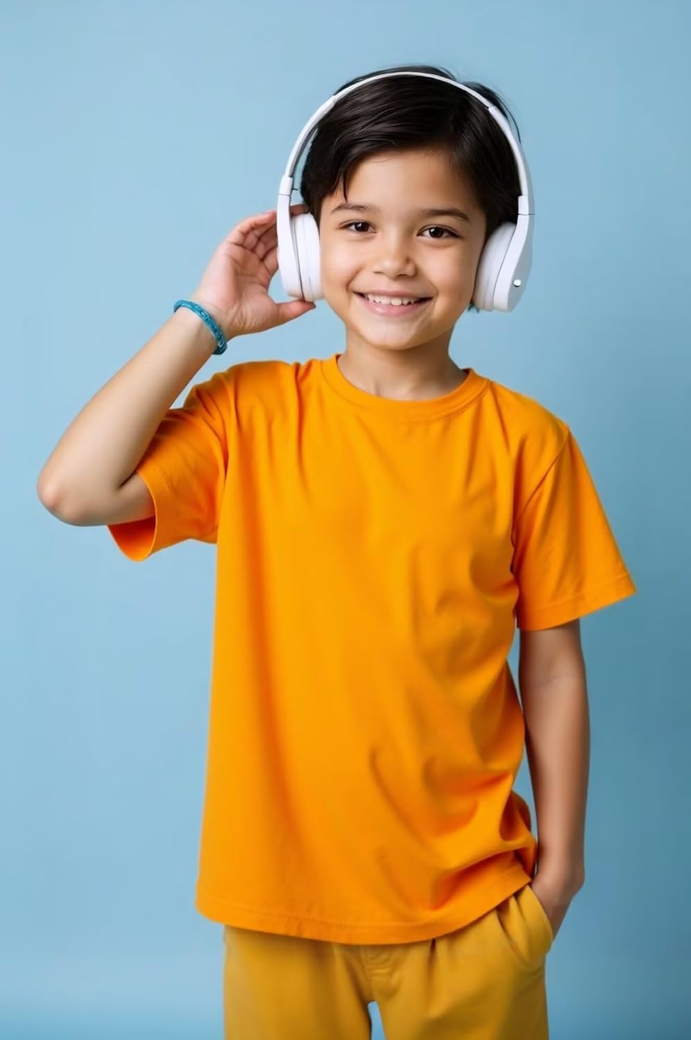 Huata Boys Girls Short Sleeve Tee T-Shirt Crewneck 2 Packs