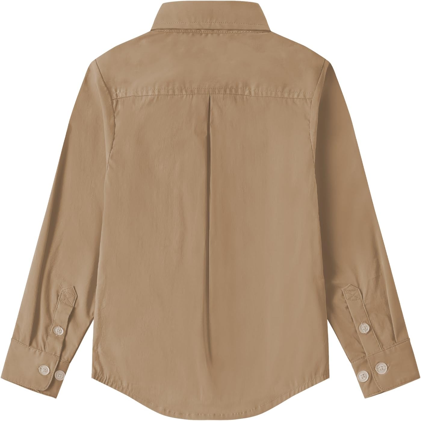 9 Month-16Y Boys' Long Sleeve Button Down Toddler Dress Shirt Oxford Uniform Shirt with Chest Pocket